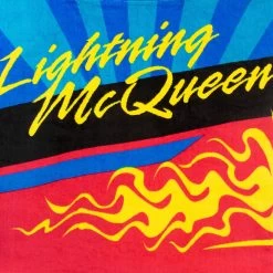 Disney Cars Towel Poncho -Children Products Shop dcpo98780001 Cars Poncho Towel back close up