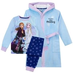 Disney Frozen Pyjamas And Dressing Gown Set