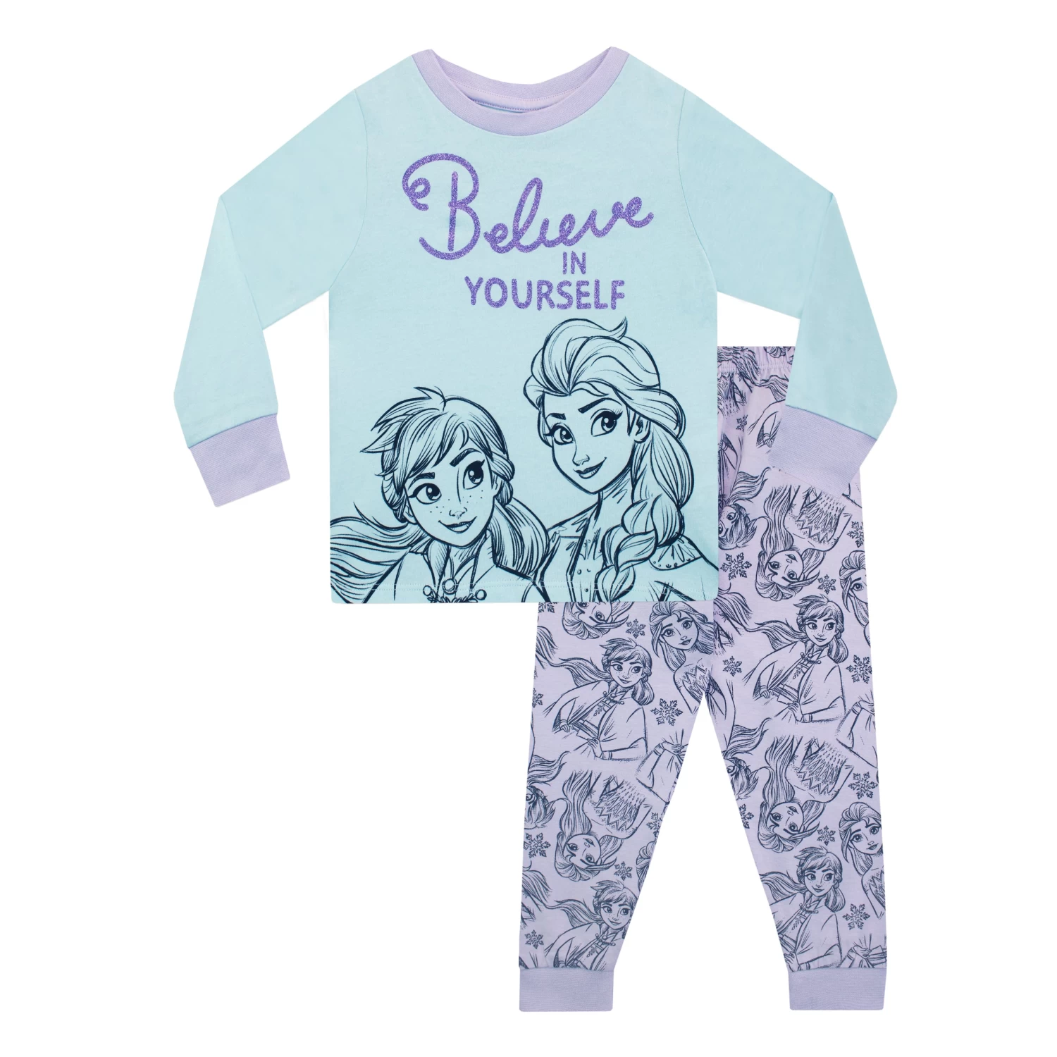 Disney Frozen Long Sleeve Pyjamas 3 Disney Frozen Long Sleeve Pyjamas