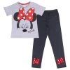 Disney Minnie Mouse Girls T-Shirt And Leggings Set