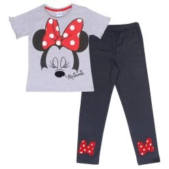 Disney Minnie Mouse Girls T-Shirt And Leggings Set