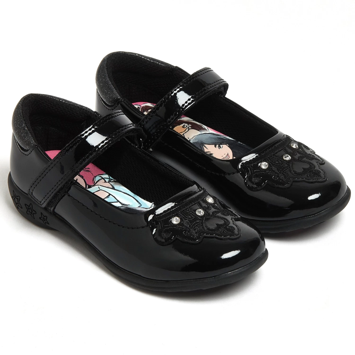 Girls Disney Princess School Shoes 4 Girls Disney Princess School Shoes - Image 2