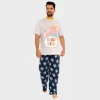 Peppa Pig Mens Daddy Pig Pyjamas -Children Products Shop dppj0353