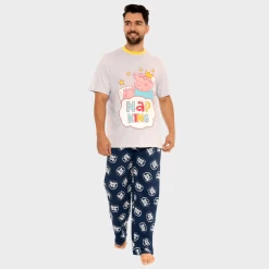 Peppa Pig Mens Daddy Pig Pyjamas