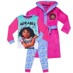 Disney Encanto Pyjamas And Dressing Gown Set