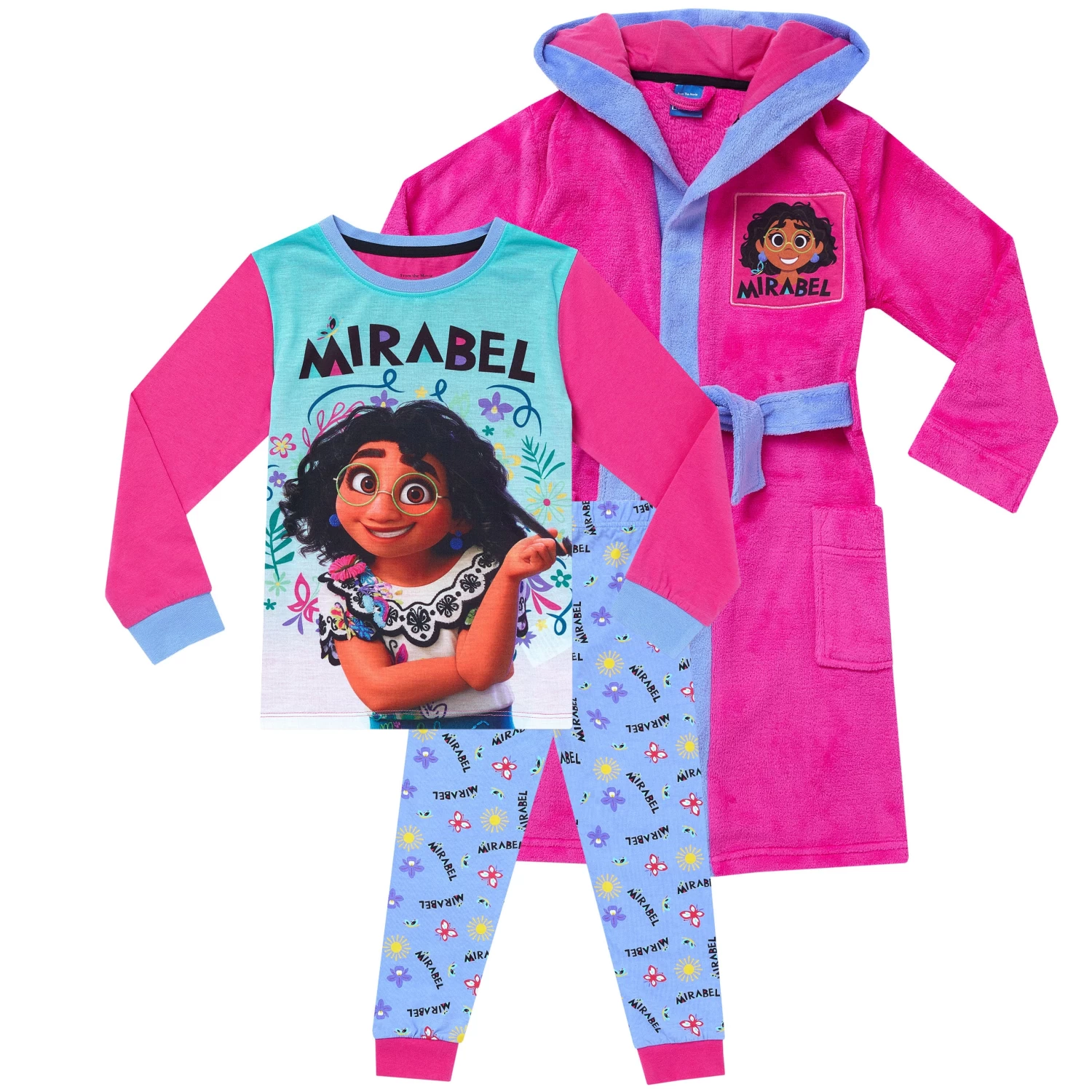 Disney Encanto Pyjamas And Dressing Gown Set 3 Disney Encanto Pyjamas And Dressing Gown Set