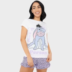 Winnie The Pooh Womens Eeyore Short Pyjamas