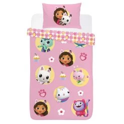 Gabby's Dollhouse Single Duvet Set -Children Products Shop gdbd82320001 Gabbys Bedding 4