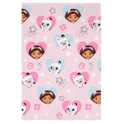 Gabby's Dollhouse Fleece Blanket Throw