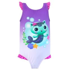 Gabby's Dollhouse Gabbys Dollhouse Swimsuit -Children Products Shop gdss1256 Gabbys Dollhouse Swimsuit 1 x