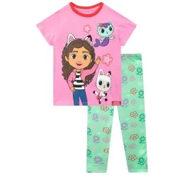 Gabby's Dollhouse T-Shirt And Leggings -Children Products Shop gdtl2657 Gabby s Dollhouse Top Legging Set 1 Square