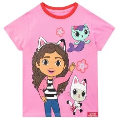 Gabby's Dollhouse T-Shirt And Leggings -Children Products Shop gdtl2657 Gabby s Dollhouse Top Legging Set 2