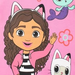 Gabby's Dollhouse T-Shirt And Leggings -Children Products Shop gdtl2657 Gabby s Dollhouse Top Legging Set 3