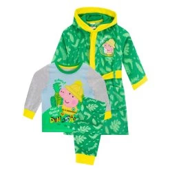 Peppa Pig George Pig Dressing Gown And Pyjama Set