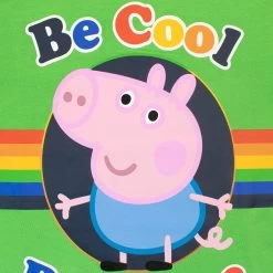 Peppa Pig George Pig Short Pyjamas - Be Cool, Be Brave -Children Products Shop gppj6846 George Pig Short PJs top close