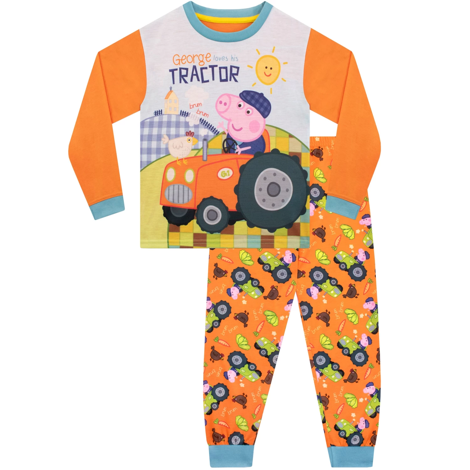 George Pig Tractor Pyjamas 3 George Pig Tractor Pyjamas