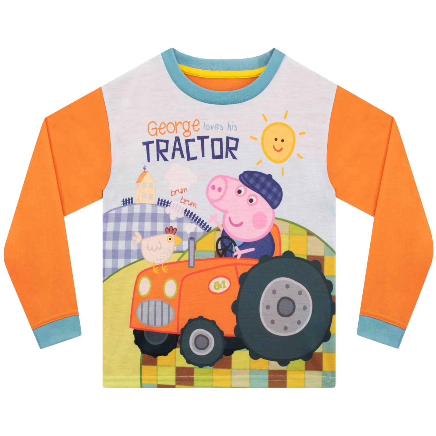 George Pig Tractor Pyjamas 4 George Pig Tractor Pyjamas - Image 2