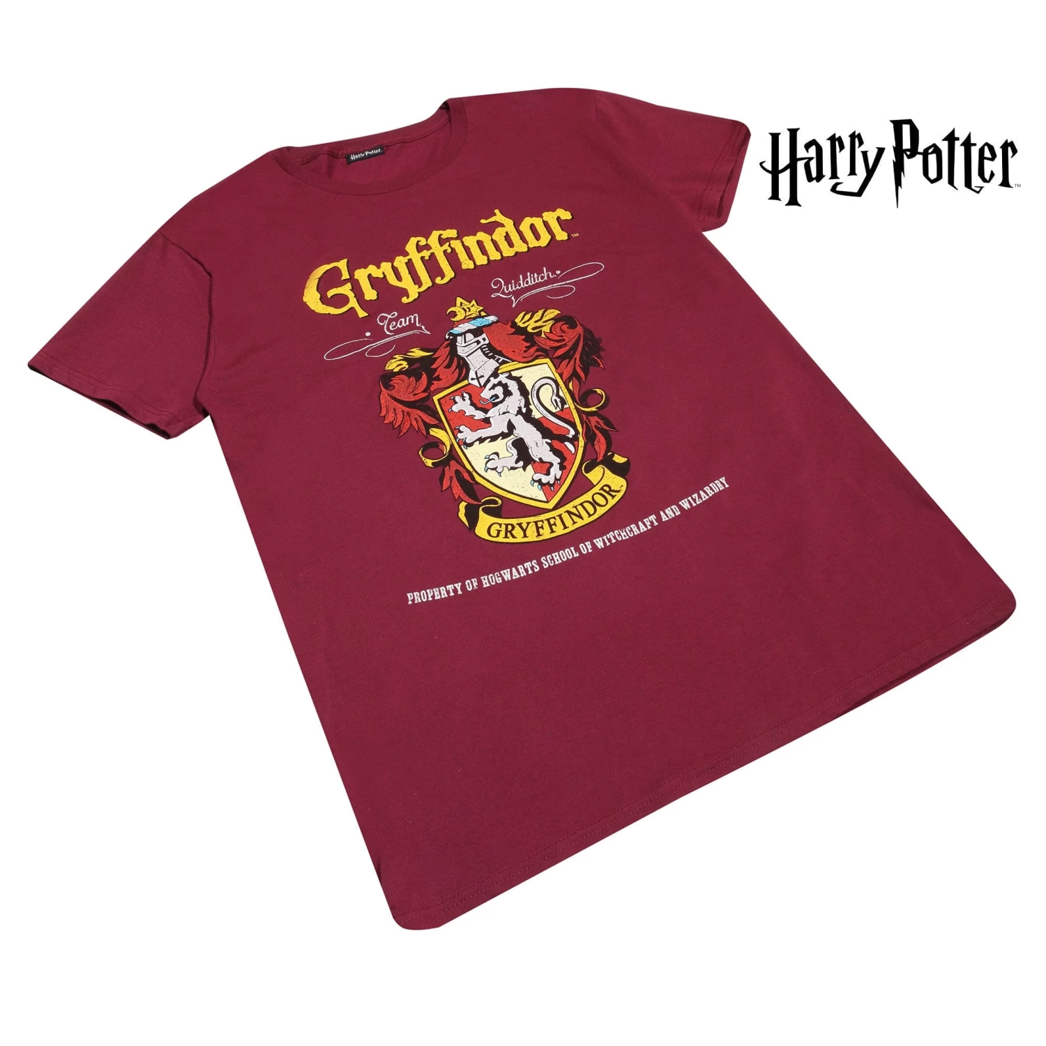 Harry Potter Gryffindor Adults T-Shirt 4 Harry Potter Gryffindor Adults T-Shirt - Image 2