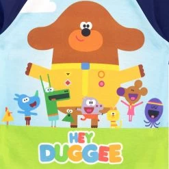 Hey Duggee Long Sleeve Pyjama Set -Children Products Shop hdpj3284 Hey Duggee Pyjamas top close