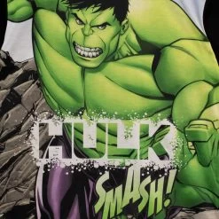 Marvel The Incredible Hulk Pyjamas 11 Marvel The Incredible Hulk Pyjamas -Children Products Shop hkpj0505V2 Hulk PJs top close