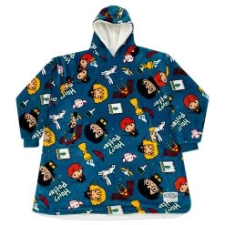 Adults Harry Potter Fleece Hoodie Blanket And Cushion Cover Set