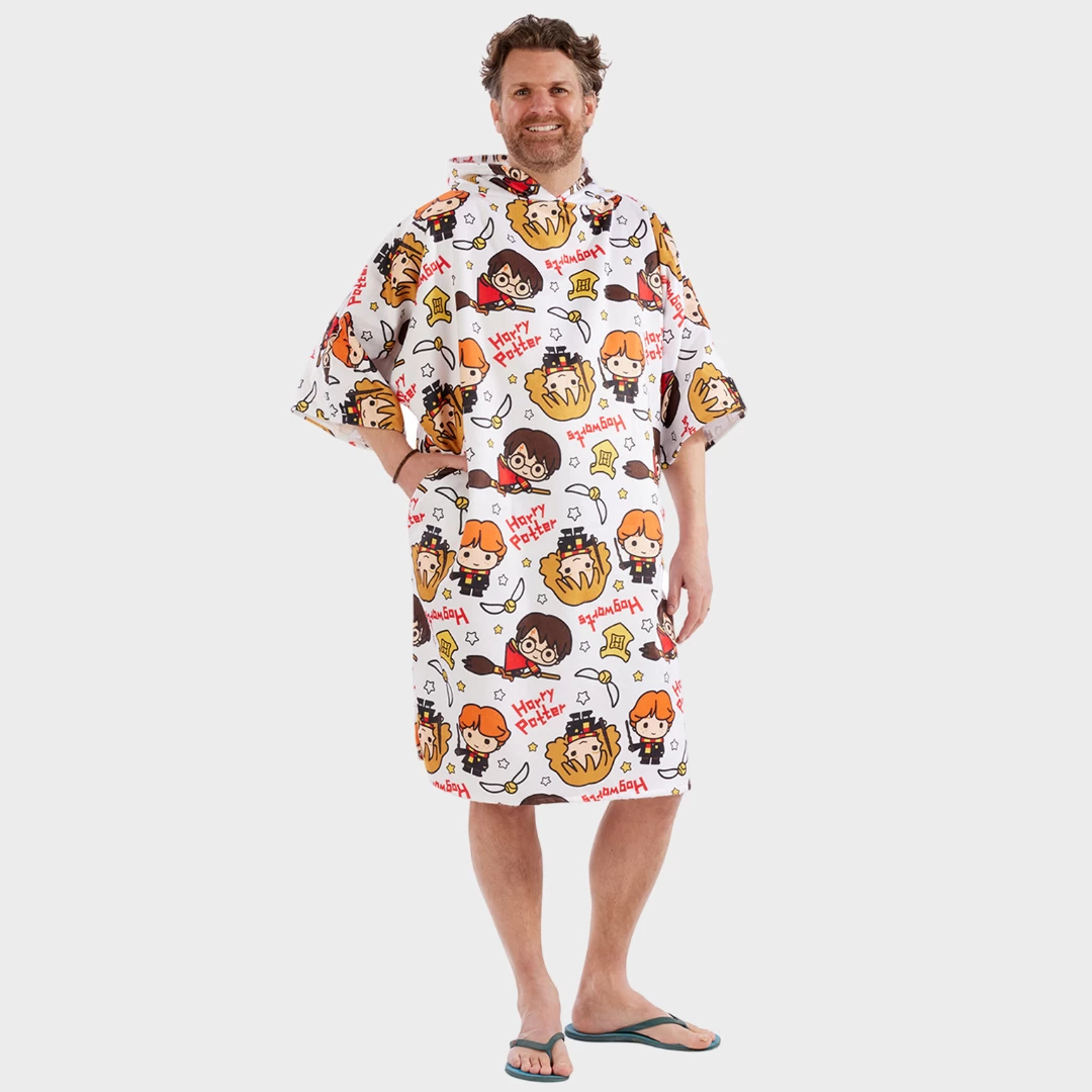 Adults Harry Potter Hooded Poncho 3 Adults Harry Potter Hooded Poncho