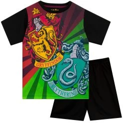 Harry Potter Short Pyjamas 2 Pack -Children Products Shop hppj5973 V2 Harry Potter 2 Pack Short PJs pair1