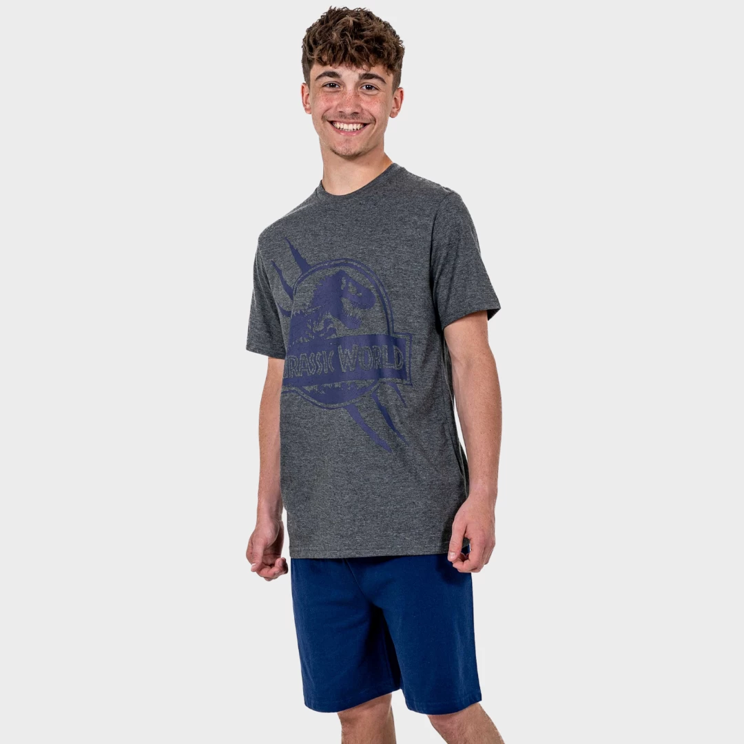 Mens Jurassic World Short Pyjamas 3 Mens Jurassic World Short Pyjamas