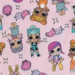 LOL Surprise Short Sleeve Pyjamas 11 LOL Surprise Short Sleeve Pyjamas -Children Products Shop llpj3465 LOL Surprise SSleeve PJs Bottoms closeup