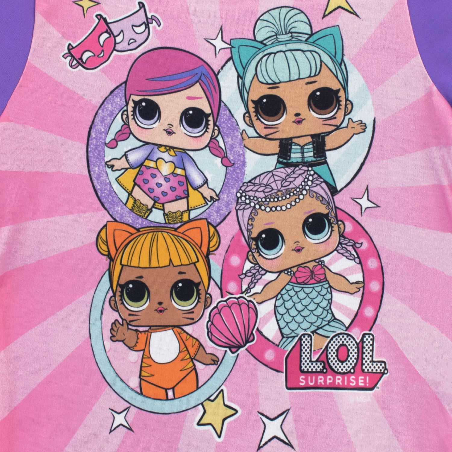 LOL Surprise Short Sleeve Pyjamas 5 LOL Surprise Short Sleeve Pyjamas - Image 3