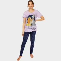 Womens Lady And The Tramp Pyjama Set