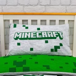 Minecraft Single Duvet Set -Children Products Shop mcbd29340001 Minecraft bedding pillow