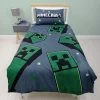 Minecraft Single Bedding Set -Children Products Shop mcbd3782 Minecraft Bedding 1 Square