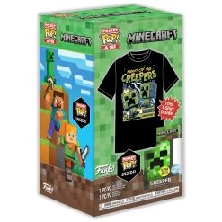 Funko Minecraft Pocket Pop And T-Shirt -Children Products Shop mcft6333 Minecraft Funko 2