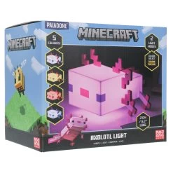 Minecraft Axolotl Light -Children Products Shop mcgf76390001 Minecraft Axolotl Light 5