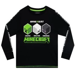 Kids Minecraft Villains Pyjamas -Children Products Shop mcpj3845 Minecraft Pyjamas Top