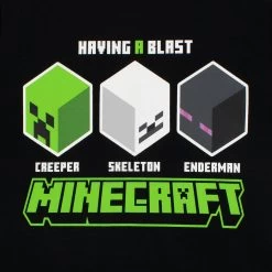 Kids Minecraft Villains Pyjamas -Children Products Shop mcpj3845 Minecraft Pyjamas TopCloseUp