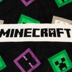 Minecraft Towel Poncho -Children Products Shop mcpo36970001 Minecraft towel close up