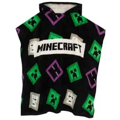 Minecraft Towel Poncho -Children Products Shop mcpo36970001 Minecraft towel hood down