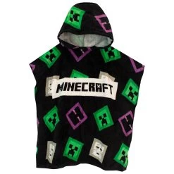 Minecraft Towel Poncho -Children Products Shop mcpo36970001 Minecraft towel hood up x