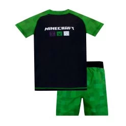 Minecraft 2 Piece Swim Set -Children Products Shop mcss5791 Minecraft swim suit 1 Sqaure