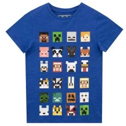 Minecraft T-Shirt -Children Products Shop mcts7758V2 Minecraft tee NEW x
