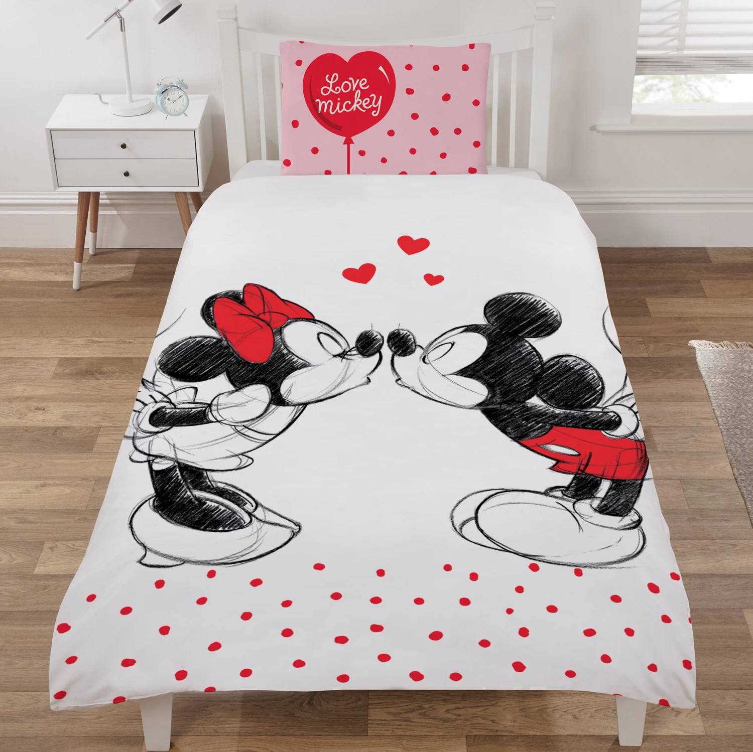 Mickey Mouse Kids Mickey And Minnie Mouse Single Bedding Set 3 Mickey Mouse Kids Mickey And Minnie Mouse Single Bedding Set