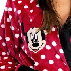 Womens Minnie Mouse Dressing Gown -Children Products Shop mmdg9800 Minnie Mouse Dressing Gown Model closeup1 d2d1d460 eb44 44e8 8624 a6841bc29ca9