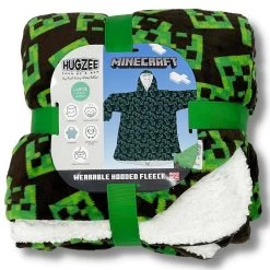 Adults Minecraft Fleece Hoodie Blanket -Children Products Shop mmfl76520001 Minecraft Hooded Blanket 4