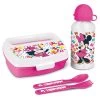 Disney Minnie Mouse Lunch Box With Water Bottle And Cutlery Set 2 Disney Minnie Mouse Lunch Box With Water Bottle And Cutlery Set -Children Products Shop mmlb00920001 Minnie lunchbox set 1 Square
