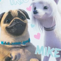 Mighty Mike Pyjama Set -Children Products Shop mmpj1521 Mighty Mike Pjs top close up