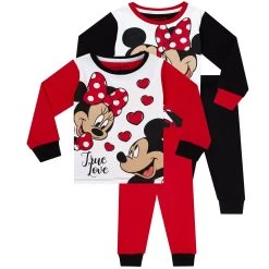 Kids Minnie Mouse Pyjamas 2 Pack