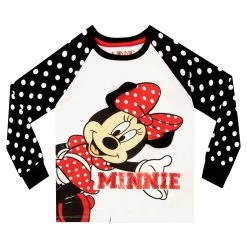 Girls Disney Minnie Mouse Pyjamas 11 Girls Disney Minnie Mouse Pyjamas -Children Products Shop mmpj5426 Minnie Mouse PJs V2 top