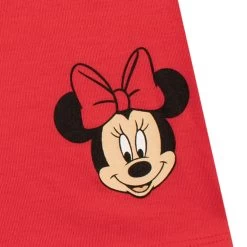 Disney Minnie Mouse Short Pyjamas -Children Products Shop mmpj6454 Minnie Mouse Short PJs V2 Bottoms CloseUp